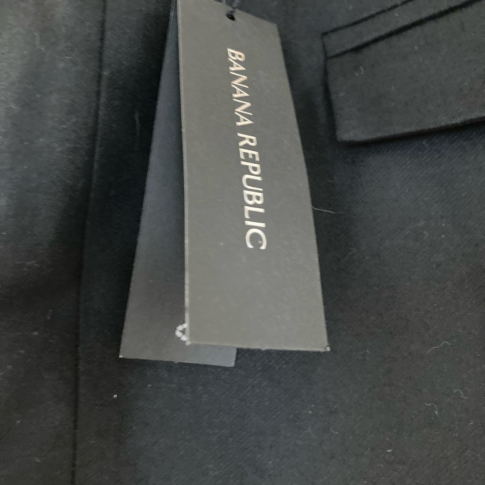 NWT Banana Republic Wool black lined slacks. - Picture 2 of 8